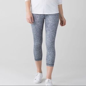 Lululemon Wunder Under Crop III Rio Mist Leggings